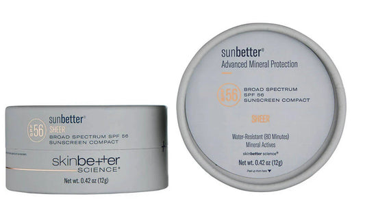 sunbetter SHEER SPF 56 Mineral Sunscreen Compact