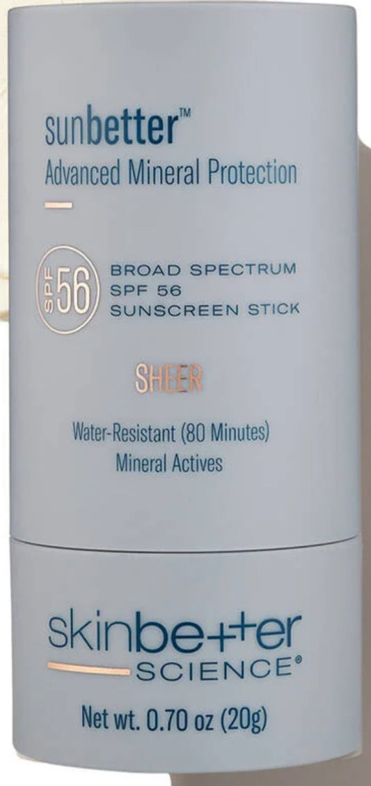 sunbetter SHEER SPF 56 Mineral Sunscreen Stick
